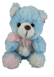 Miś Pastelowy niebieski 22cm siedzący - <br />