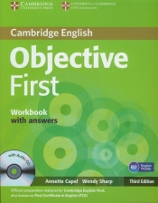 Objective First Workbook with answers - Sharp Wendy, Capel Annette
