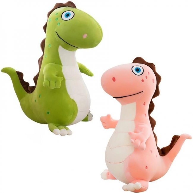 Maskotka pluszowa dinozaur bez dźwięku MIX