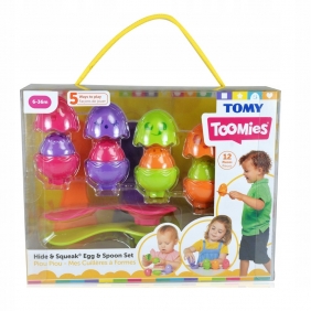Tomy Toomies: Jajeczka z łyżeczkami (E73082)