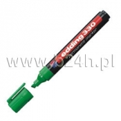 Marker pemanentny Edding zielony ścięta koncówka 1-5mm 330/004 (330/004/ZI ED)