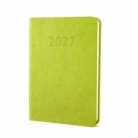Kalendarz 2027 A6 Prestige Tygodniowy Zielony