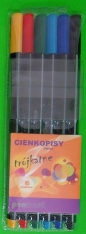 Cienkopis ZW288-6 MIX kolorów trójkątne