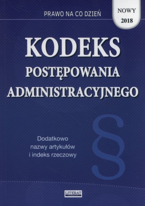 Kodeks postępowania administracyjnego 2018