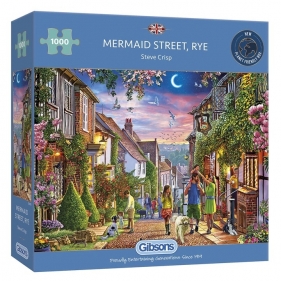 Gibsons, Puzzle 1000: Mermaid Street, Rye - Anglia G3 - Steve Crips