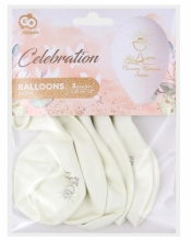 Balony premium hel Pierwsza Komunia 33cm 5szt