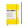 Notes Pocket Leuchtturm1917 w kratkę cytrynowy 344795 344795