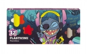 Coolpack, Plastelina 12 kol. Disney Blue - Stitch (54823PTR)