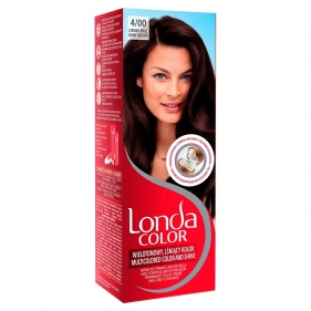 Londa Color Cream, Farba do włosów 4/0 Ciemny Brąz