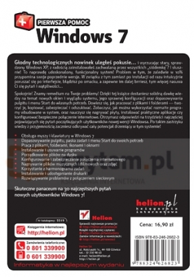 Windows 7 PL. Pierwsza pomoc - Adam Józefiok