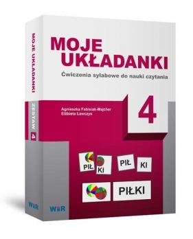 Moje układanki. Ćwiczenia sylabowe do nauki czytania - zestaw 4, dwie sylaby: zamknięta + otwarta - Agnieszka Fabisiak-Majcher, Elżbieta Ławczys