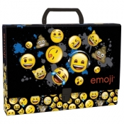 Teczka z szerokim grzbietem na zatrzask Derform Emoji A4 (TTREM12)