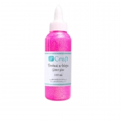 Brokat w kleju, 120 ml - pink (DPBK-005)