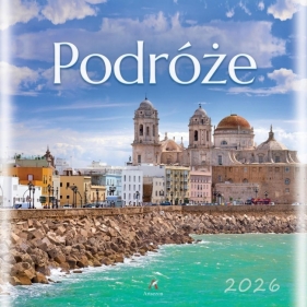 Kalendarz 2026 wieloplanszowy 33x33cm Podróże