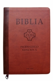 Biblia pierwszego Kościoła kasztanowa paginatory - Praca zbiorowa