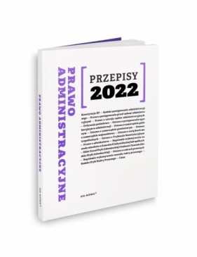 Przepisy 2022. Prawo administracyjne - Prus Anna