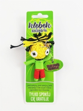 Brelok Kłębek Szczęścia - Tylko spokój Cię uratuje