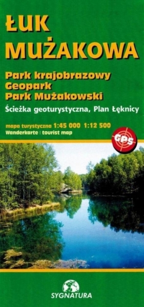 Mapa tur. - Łuk Mużakowa 1:45 000 i 1:12 500 - Opracowanie zbiorowe