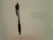 Długopis z wymiennym wkładem Rystor przeźroczysty (BP6000) czarny