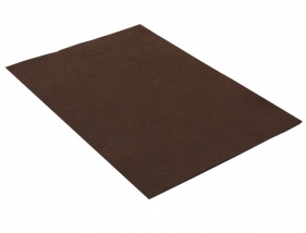 Filc dekoracyjny ciemnobrązowy 20x30cm 10szt