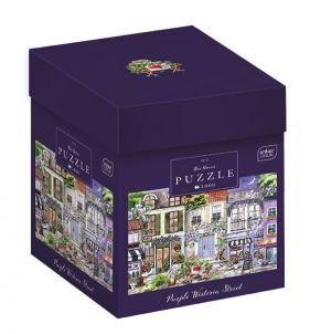 Puzzle 1000: Box Houses 2 - Purple Wisteria Street