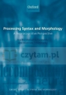 Processing Syntax and Morphology Bornkessel-Schlesewsky, Ina