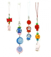 Zawieszki drewniane 5cm mix