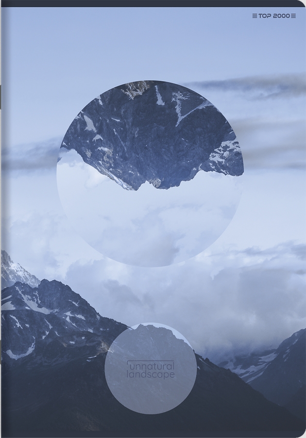Zeszyt Top 2000 Unnatural Landscape A5/32k kratka z marginesem, 1 szt