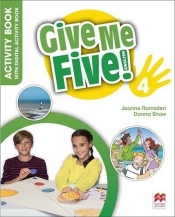 Give Me Five! 4 Activity Book + kod online - Donna Shaw, Joanne Ramsden