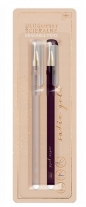 Długopis ścieralny - Satin Gold, 2szt