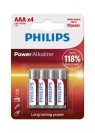 Bateria Philips Power Life LR03 AAA 4/bl 4 szt na blistrze