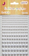 Dżety kryształki samoprzylepne perłowe 3,6,8,10mm