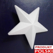 Gwiazda styropianowa ST015 13/2cm 3szt LUZAKI