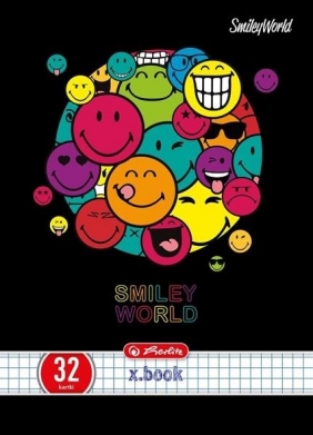 Zeszyt A5/32k w kratkę Smiley mix (563826)