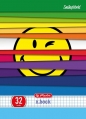 Zeszyt A5/32k w kratkę Smiley mix (563826)