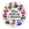 Przypinka duża - Wieś tańczy i śpiewa 58 mm FOLK