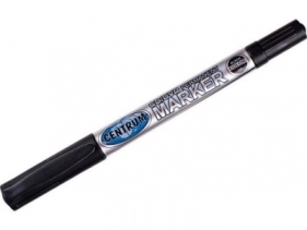 Marker permanentny DVD/CD czarny (12szt)