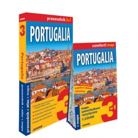 Portugalia 3w1: przewodnik + atlas + mapa - Andrasz Janusz