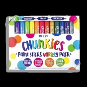 Farba w kredce 24 kolory Chunkies Paint Sticks.