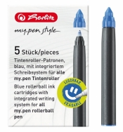 Naboje atramentowe do pióra kulkowego my.pen 5 szt. - niebieskie (11379013)