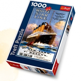 Titanic - Plakat Retro 1911r. - 1000 elementów (10282)