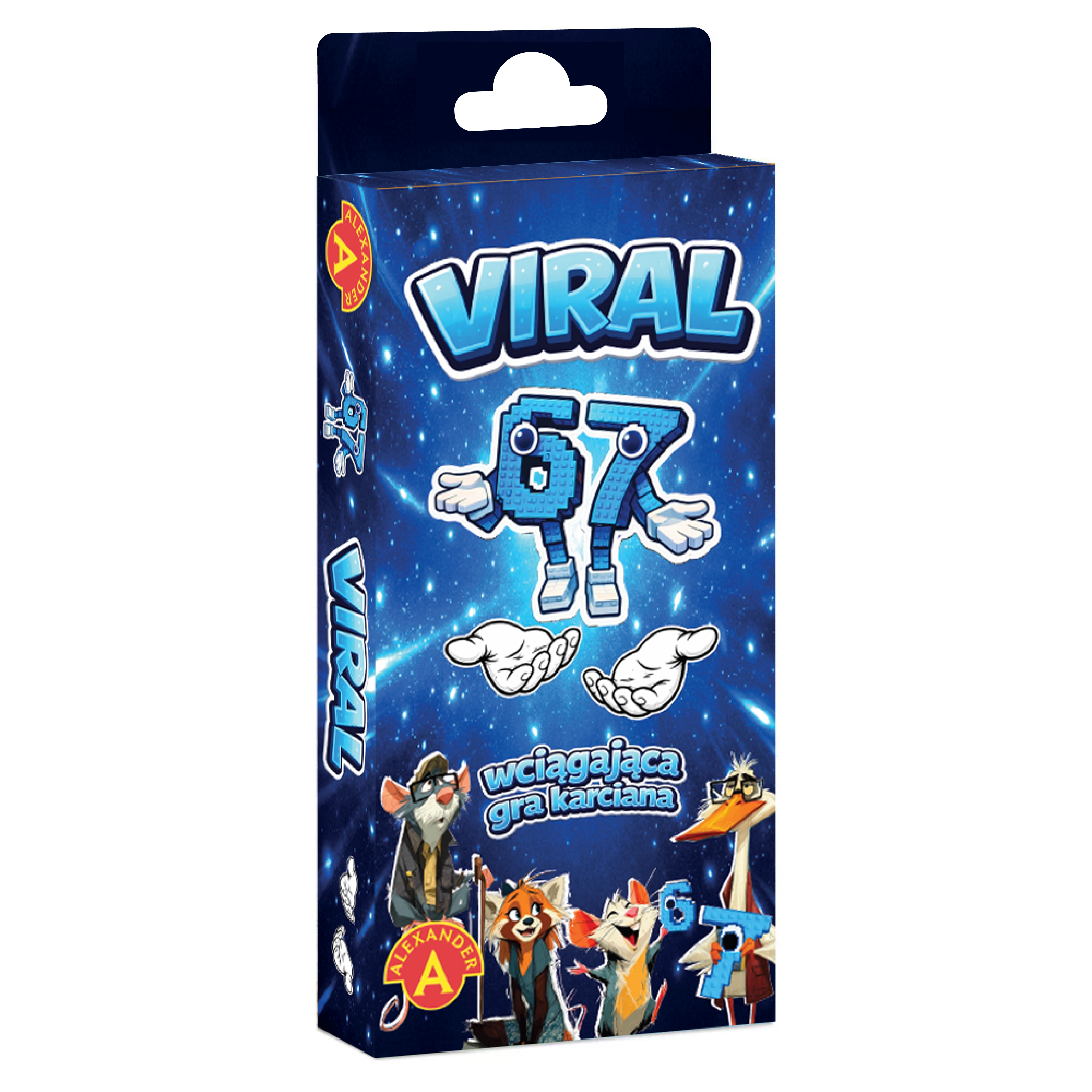 Viral 67 - kieszonkowa rodzinna gra karciana