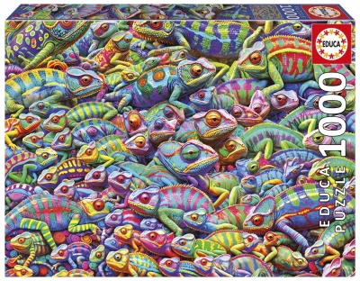 Puzzle Kameleonowy chaos 1000 el 114123
