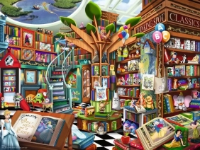 Ravensburger, Puzzle 1500: Książki Disneya (12001582)