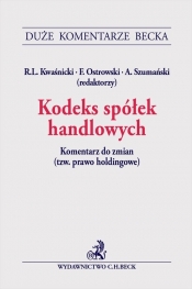 Kodeks spółek handlowych. Komentarz do zmian (tzw. prawo holdingowe) - Karol Szymański
