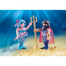 Playmobil: Figurka Duo Pack - Król morza z syrenką (70082)
