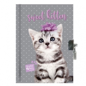 Pachnący pamiętnik Studio Pets szaro-fioletowy (PTC-3650)