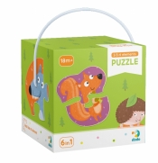 Puzzle 2-3-4: Zwierzęta leśne (DOP300195)