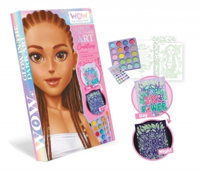 Zestaw artystyczny świecący w ciemności