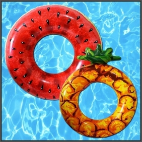 Koło do pływania Bestway arbuz/ananas 119cm (B36121)